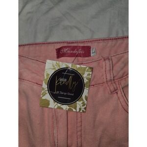 Mandefeis Jeans Pink Size L. NWT Flare Legs.30"‎ Waist 30" Long. Vintage,...